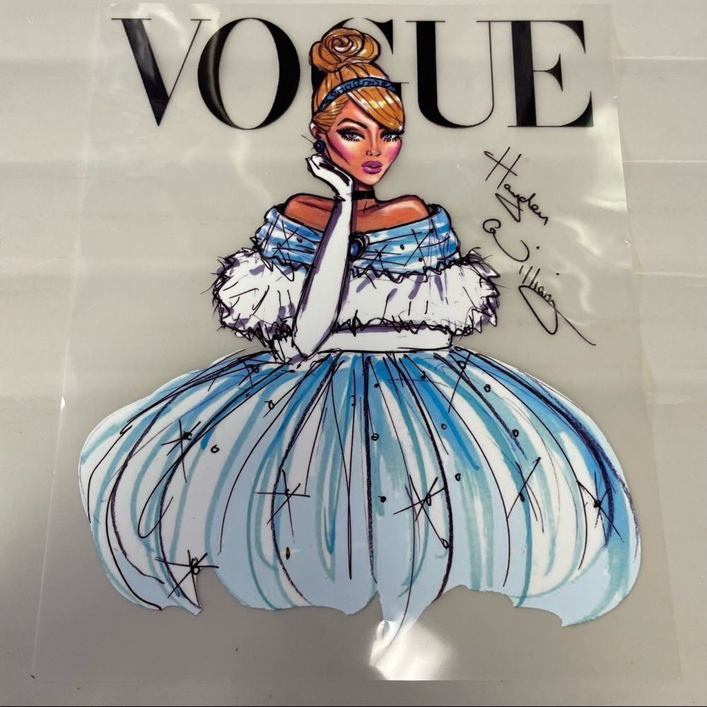 Cinderella iron on HTV heat transfer vinyl​